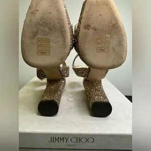 Jimmy Choo | Shoes | Jimmy Choo Maie Gold Glitter Platform